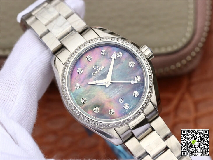 Omega Seamaster 231.15.34.20.57.001 Aqua Terra 150M 3S Factory 1:1 Best Edition Replica Watch Diamond Dial